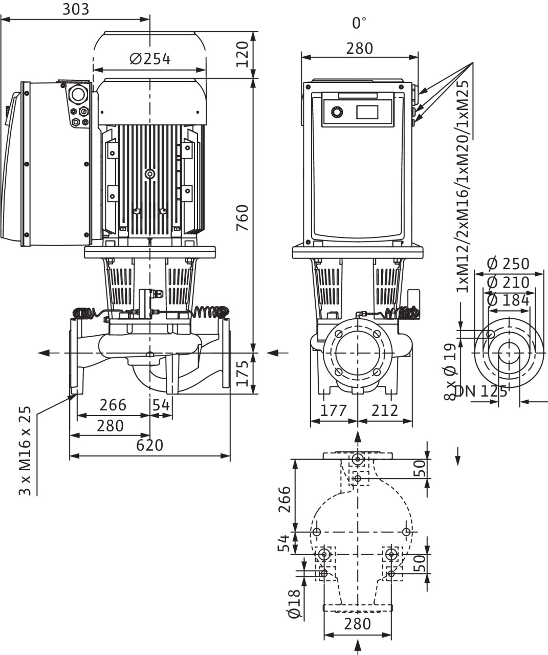 Насос Wilo IL-E125/210-5,5/4