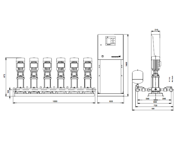 Grundfos Hydro MPC-S 6 CR 5-4