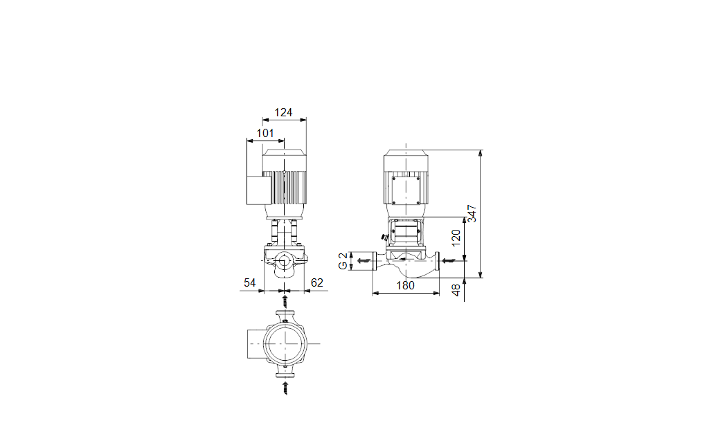 Grundfos TP 32-50/2 A-O-A-BQQE 3x400 В, 2900 об/мин