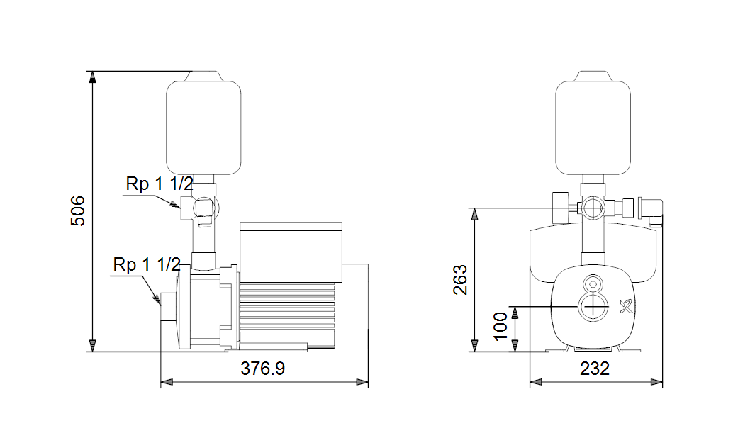 CMBE10-27 I-U-C-C-G-B 1x220-240V 50/60Hz