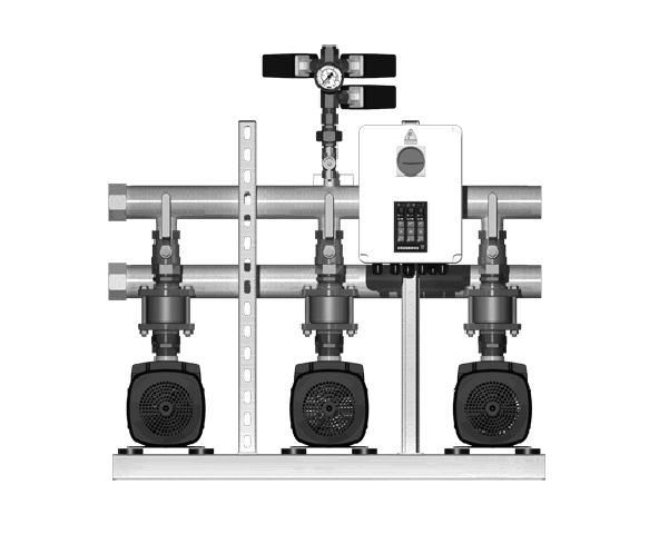 Установка повышения давления Grundfos Hydro Multi-S 2 CM 3-8 (91047070) цена, описание, характеристики, фото