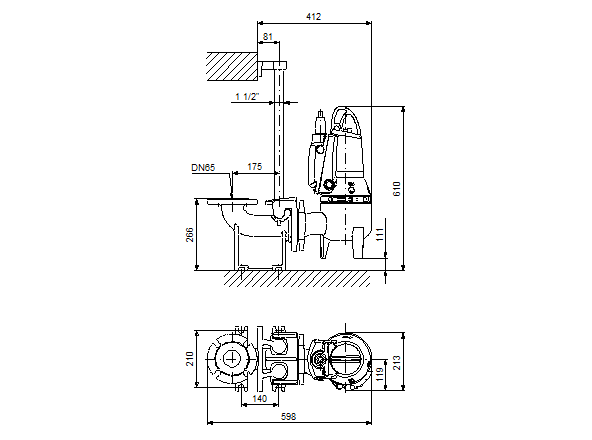 Grundfos SLV.65.65.15.E.2.50B 