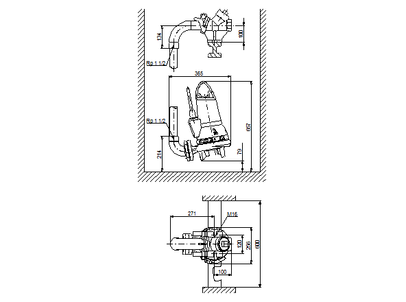 Grundfos SEG.40.31.EX.2.50B